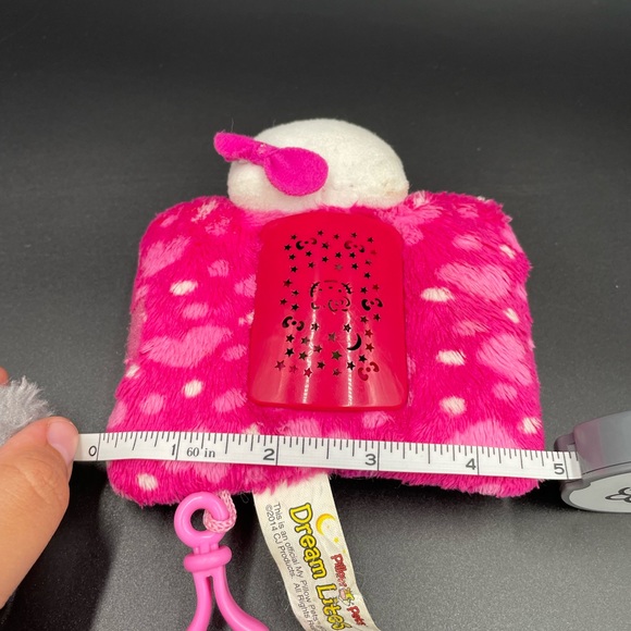 Hello kitty HTF Rare 5”x 4” pillow pets dream lites 2014 mini KeyChain - Picture 9 of 10